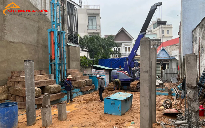 Quy trình ép cọc bê tông