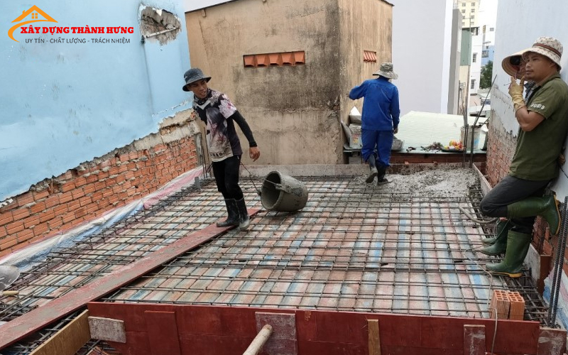 Sửa nhà 2 tầng thành 3 tầng