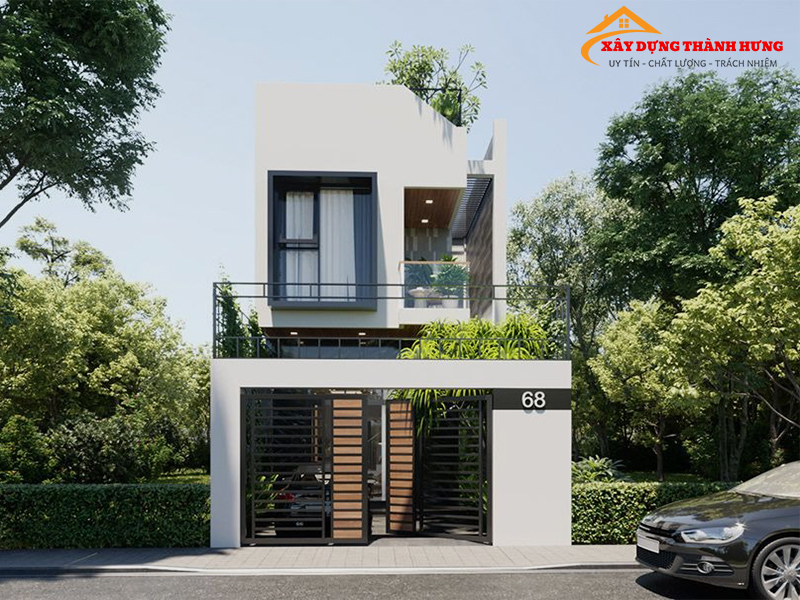 Thiết Kế Nhà 2 Tầng Sang Trọng Mẫu 02