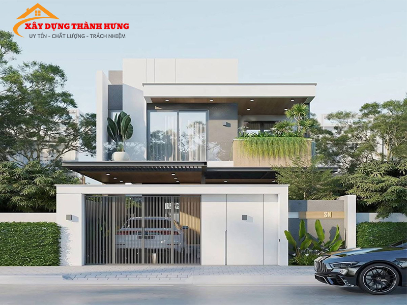 Thiết Kế Nhà 2 Tầng Sang Trọng Mẫu 06