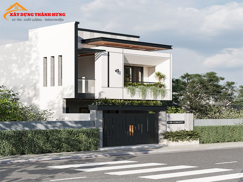 Thiết Kế Nhà 2 Tầng Sang Trọng Mẫu 07