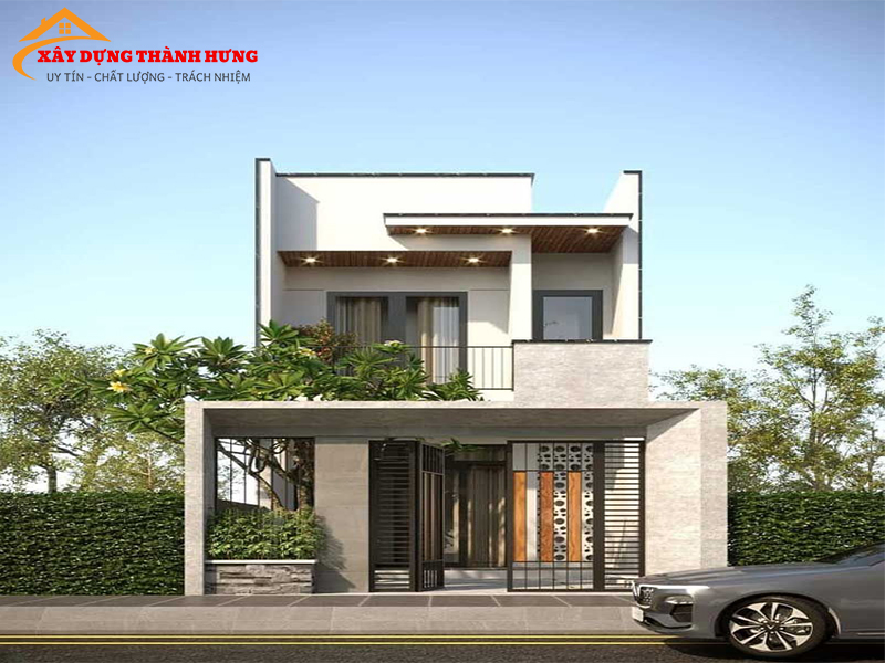 Thiết Kế Nhà 2 Tầng Sang Trọng Mẫu 08