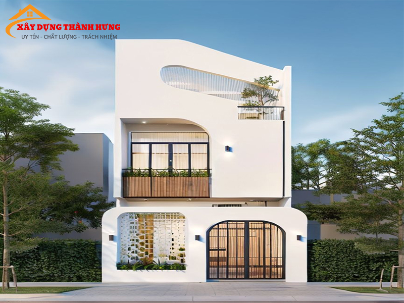 Thiết Kế Nhà 2 Tầng Sang Trọng Mẫu 11