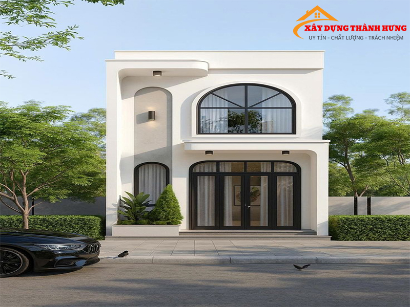 Thiết Kế Nhà 2 Tầng Sang Trọng Mẫu 14