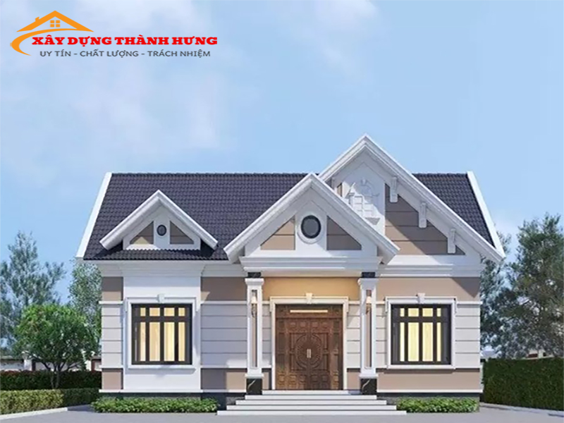 Thiết kế Nhà 3 Gian Hiện Đại Siêu Sang Mẫu 01