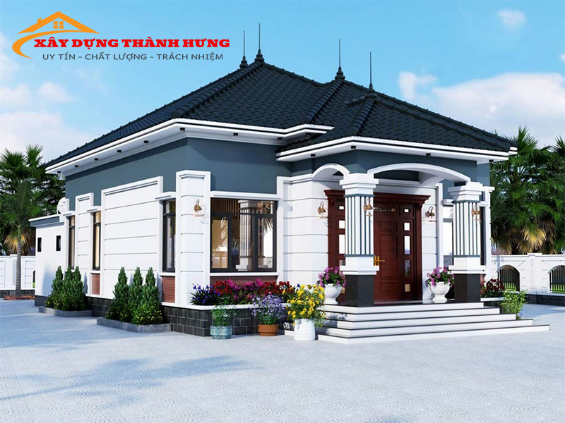 Thiết kế Nhà 3 Gian Hiện Đại Siêu Sang Mẫu 04