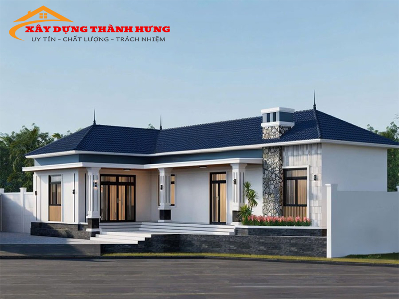 Thiết kế Nhà 3 Gian Hiện Đại Siêu Sang Mẫu 05