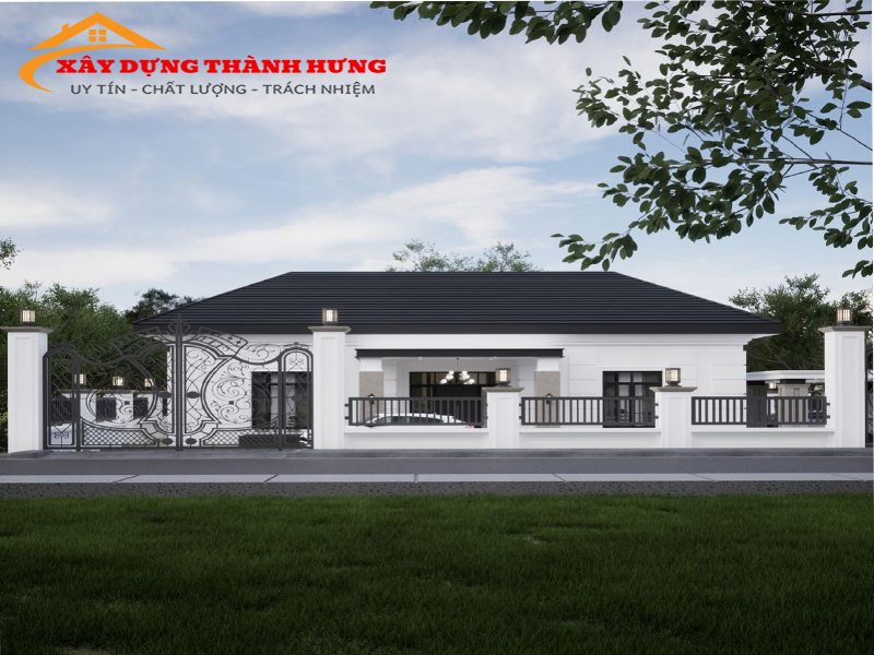 Thiết kế Nhà 3 Gian Hiện Đại Siêu Sang Mẫu 15