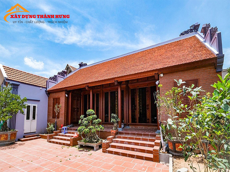 Thiết Kế Nhà 3 Gian Truyền Thống Đẹp Mẫu 10