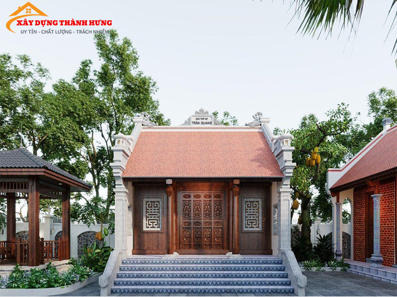 Thiết Kế Nhà 3 Gian Truyền Thống Đẹp Mẫu 13