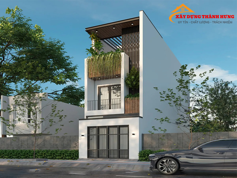 Thiết Kế Nhà 3 Tầng Sang Trọng Mẫu 07