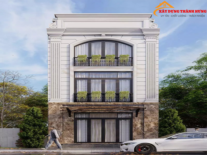 Thiết Kế Nhà 3 Tầng Sang Trọng Mẫu 10