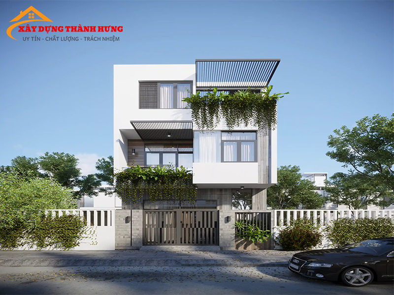 Thiết Kế Nhà 3 Tầng Sang Trọng Mẫu 12