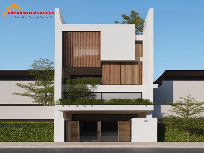 Thiết Kế Nhà 3 Tầng Sang Trọng Mẫu 14