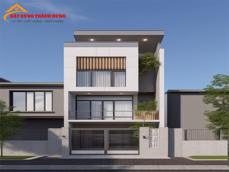 Thiết Kế Nhà 3 Tầng Sang Trọng Mẫu 15