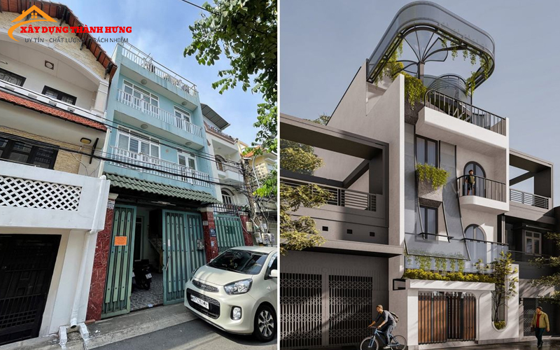 Thiết kế nhà 3 tầng