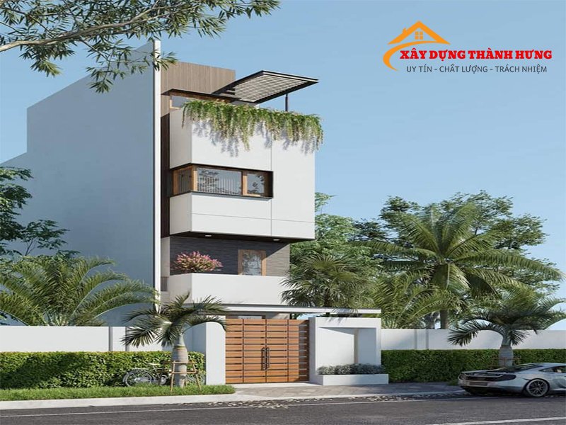 Thiết Kế Nhà 4 Tầng Siêu Đẹp Mẫu 03