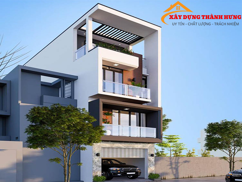 Thiết Kế Nhà 4 Tầng Siêu Đẹp Mẫu 10