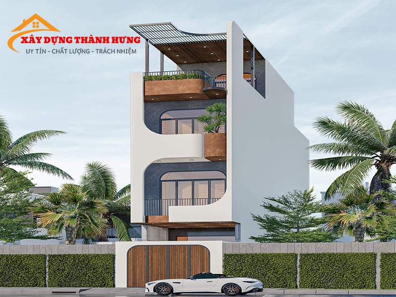 Thiết Kế Nhà 4 Tầng Siêu Đẹp Mẫu 11
