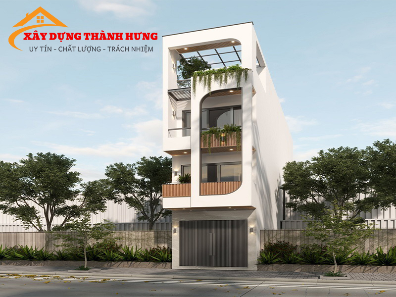 Thiết Kế Nhà 4 Tầng Siêu Đẹp Mẫu 14