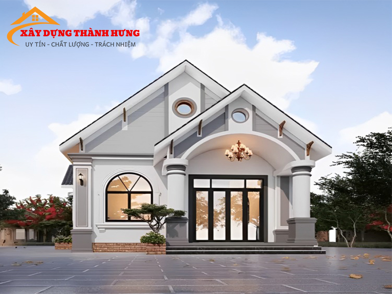 Thiết Kế Nhà Mái Thái Thời Thượng Mẫu 14