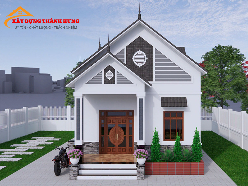 Thiết Kế Nhà Mái Thái Thời Thượng Mẫu 10