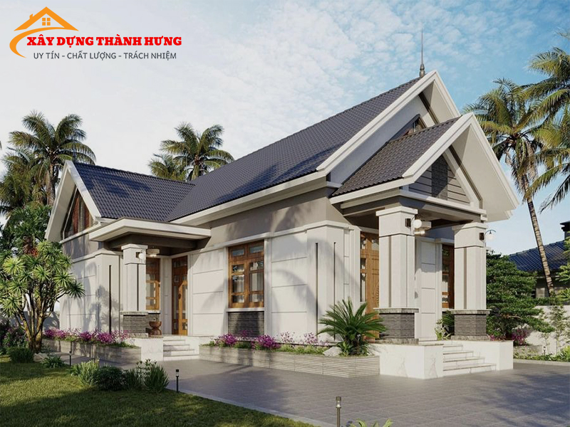 Thiết Kế Nhà Mái Thái Thời Thượng Mẫu 08