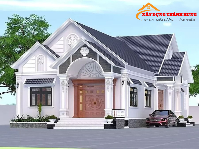 Thiết Kế Nhà Mái Thái Thời Thượng Mẫu 03