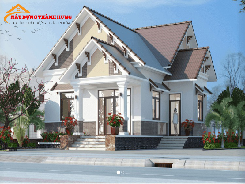 Thiết Kế Nhà Mái Thái Thời Thượng Mẫu 02