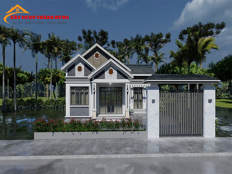 Thiết Kế Nhà Mái Thái Thời Thượng Mẫu 01