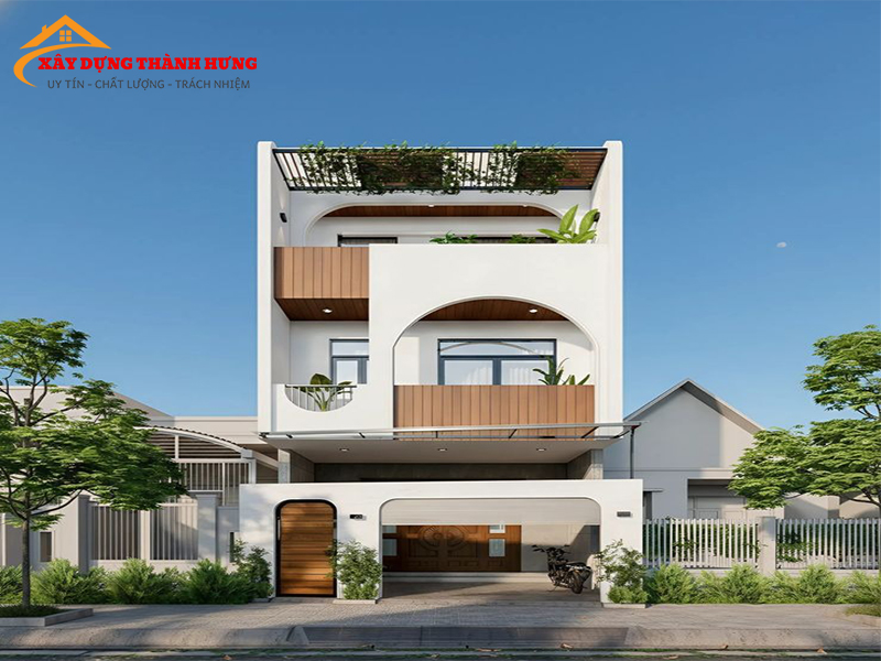 Thiết Kế Nhà Mặt Phố Thời Thượng Mẫu 03