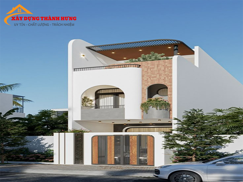 Thiết Kế Nhà Mặt Phố Thời Thượng Mẫu 04