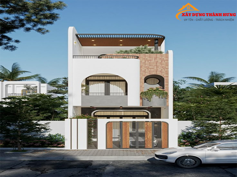 Thiết Kế Nhà Mặt Phố Thời Thượng Mẫu 05