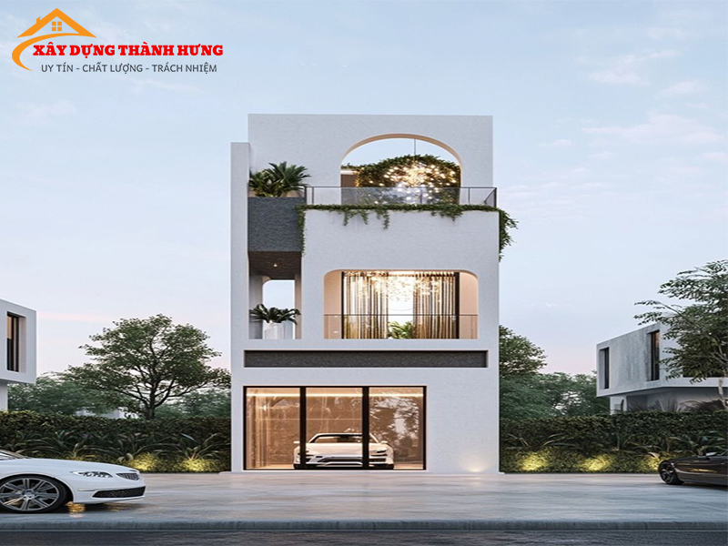 Thiết Kế Nhà Mặt Phố Thời Thượng Mẫu 06