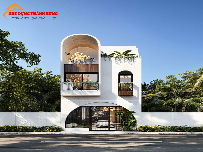 Thiết Kế Nhà Mặt Phố Thời Thượng Mẫu 10