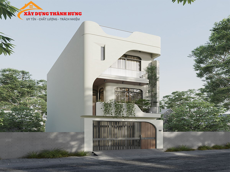 Thiết Kế Nhà Mặt Phố Thời Thượng Mẫu 15