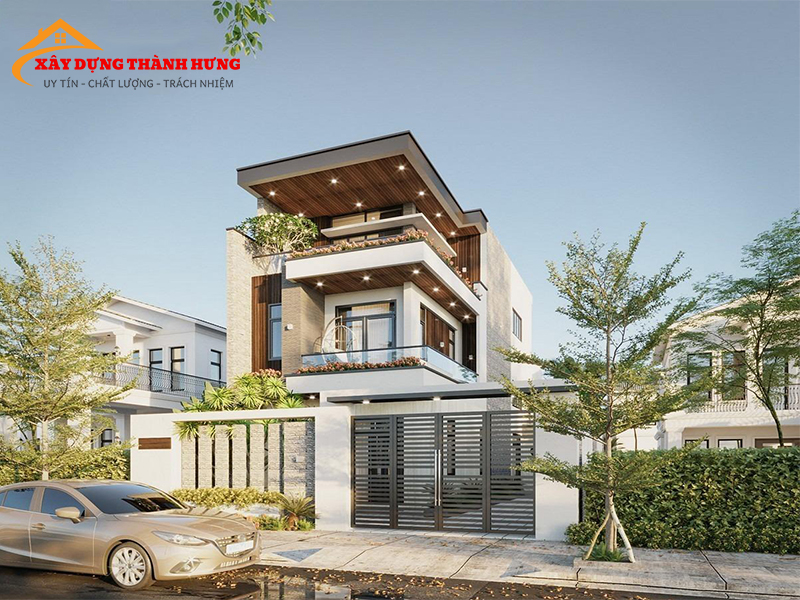 Thiết kế nhà tại Quảng Ngãi Thời Thượng Mẫu 03