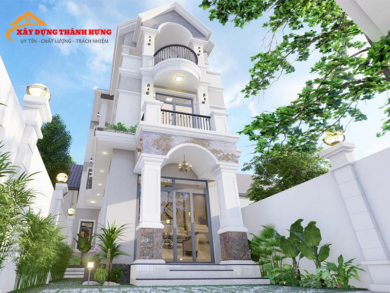 Thiết kế nhà tại Quảng Ngãi Thời Thượng Mẫu 04