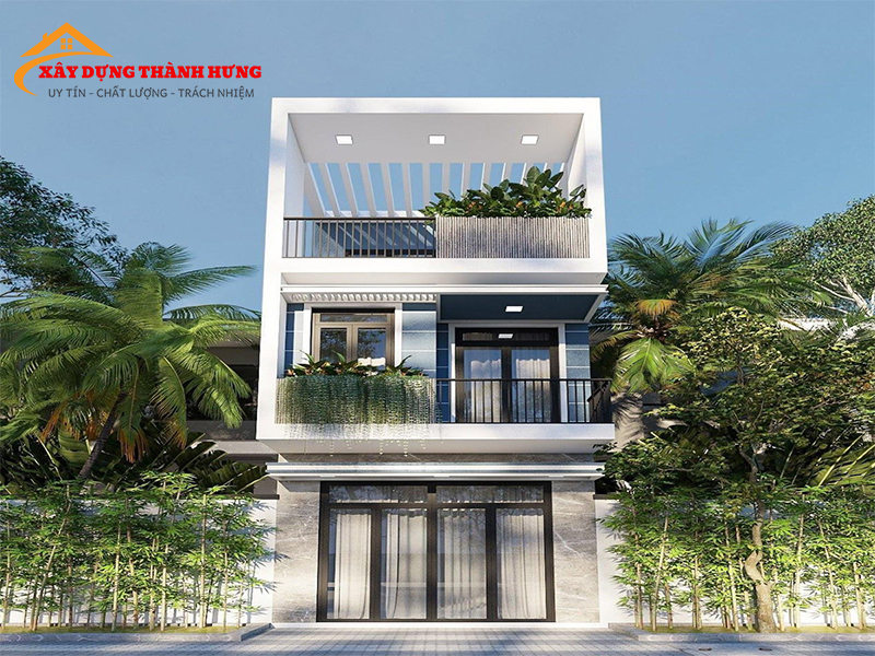 Thiết kế nhà tại Quảng Ngãi Thời Thượng Mẫu 07