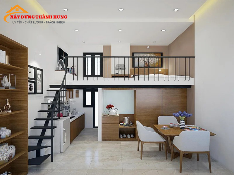 Thiết Kế Nhà Trọ Hiện Đại Mẫu 01