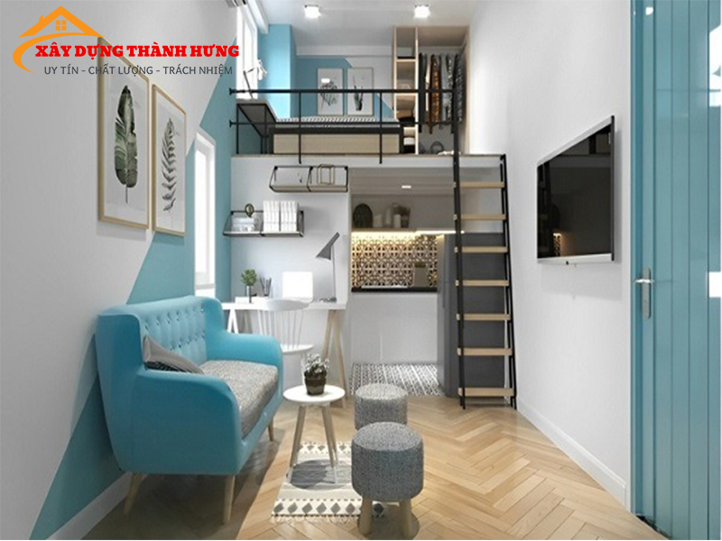 Thiết Kế Nhà Trọ Hiện Đại Mẫu 08