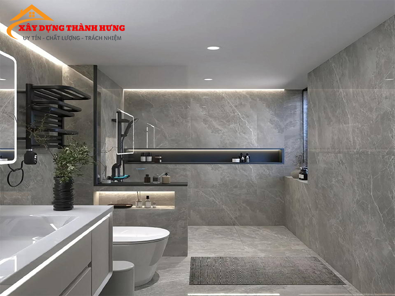 Thiết Kế Nhà Vệ Sinh Sang Trọng Mẫu 01