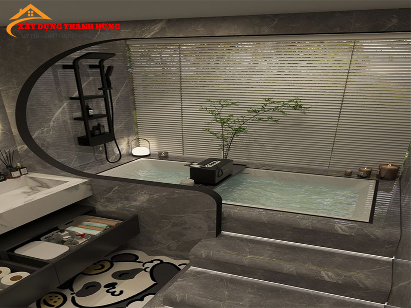 Thiết Kế Nhà Vệ Sinh Sang Trọng Mẫu 13