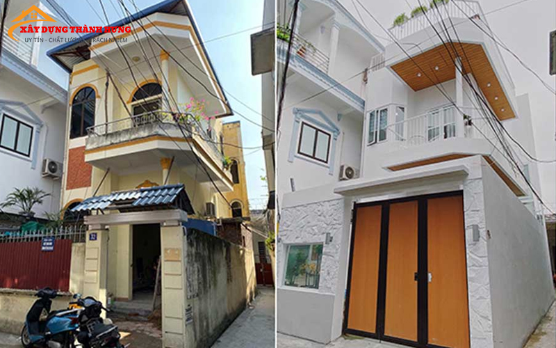 Xây nhà 2 tầng trọn gói